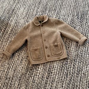 Classic real wool and alpaca jacket.